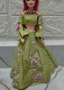 Beautiful Lehenga Choli Set for barbie