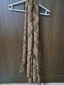 Brown Georgette Stole