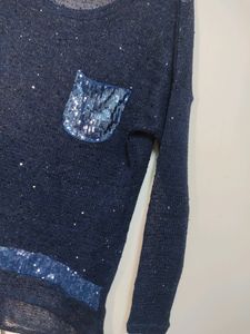 Stylish Party Wear Sequence Top