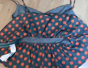 Chic Polka Dot Peplum Top