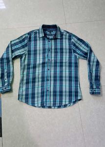 DENNIS LINGO Men's Plaid Cotton Shirt