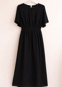 Chic Black Midi Dress