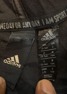 Adidas Black Full Zip Hoodie