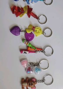 Cute Jerry Mouse Keychain 6 pcs set