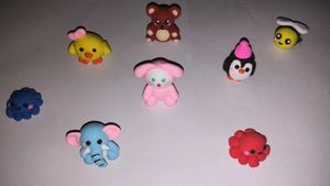 8 Cute Animal clay charms