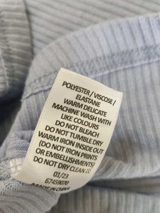 Soft Blue Striped Pajama Shirt
