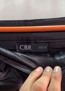 Black Faux Leather Pants