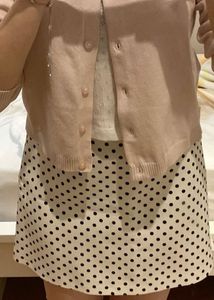 Zara Polka ruffle Skort
