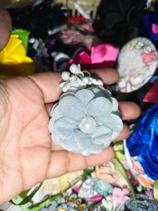Handmade Fabric Flower Embellishments