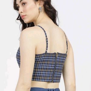 CORSET STYLE CROP TOP