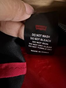 Levi’s Black &amp; Red Backpack | Everyday / College