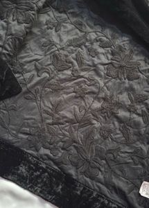Embroidered Black Jacket