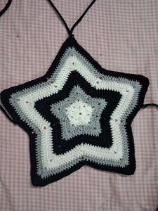 Star Crochet Halter Top