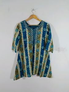 Multi Color Printed Kurta Set (Women's)