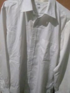 Men's White Button-Up Shirt
