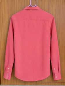 Burberry Men's Pink Button-Up Shirt