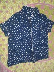 Star Print Sleep Shirt