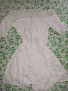Coquette Off-Shoulder White Lace Top
