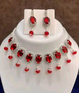 stylish red 🍒 Jewelry Set