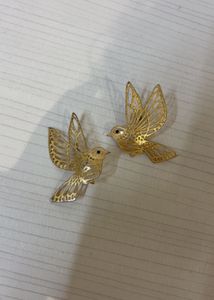 Golden Bird Earrings