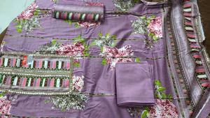 unstitched cotton suit