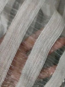 Striped Sheer Fabric Curtains