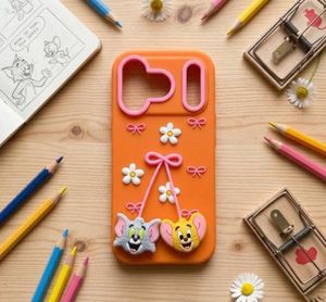 New iPhone 17 pro Cute Tom & Jerry Phone Case