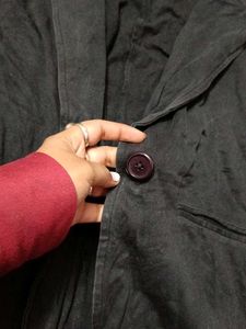 Dark Gray Blazer Jacket