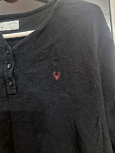 Allen Solly Black Men's Tshirt