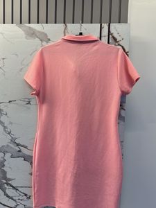Pink Polo Shirt Dress, Bust- 36 XL Bodycon