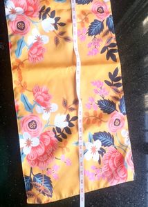 Table Runner Yellow Floral Print