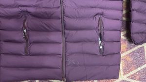 Kids Purple Puffer Jacket