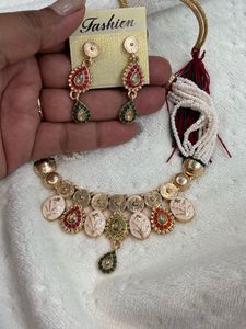 Beautiful necklace with earring, Rajasthani