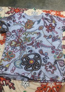 Boho Floral Print T-Shirt