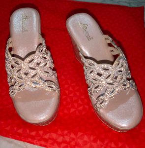 NEW Sparkly Wedge Sandals
