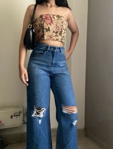 Off Duty India High Waist Baggy Jeans
