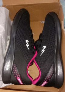 Campus Black &amp; Pink Women's Sneakers