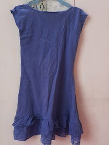 Lavender Frock Top