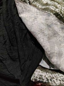 Avon Black &amp; Grey Zebra Print Maxi Dress