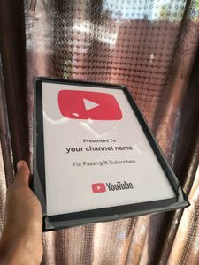 YouTube Customisable Frame Premium Quality