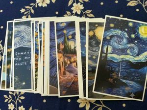 Van Gogh-Style wall Poster ( 40 pc )