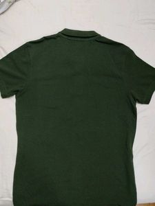 Benetton Casual Green Polo T-Shirt