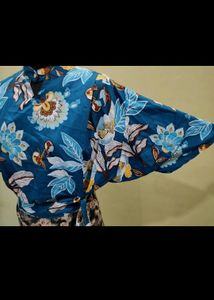 Boho Floral Wrap Top