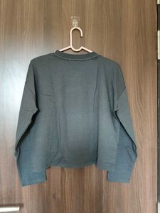 Stylish Grey Crewneck Sweatshirt