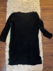 Warm Black Long Sleeve Kurta