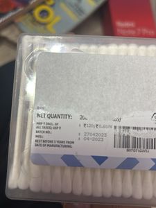 Solimo Cotton Buds Pack used
