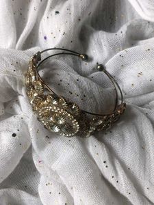 Sparkling Rhinestone Cuff Bracelet