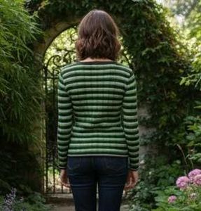 Striped Knit Sweater