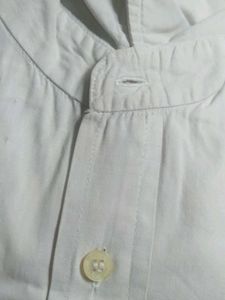 Classic Cream Button-Up Shirt