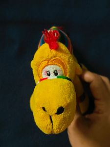 Vintage Yellow Camel Plush Toy